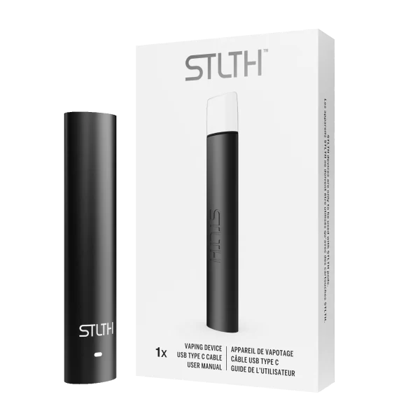 Stlth type c vape device canada black metal