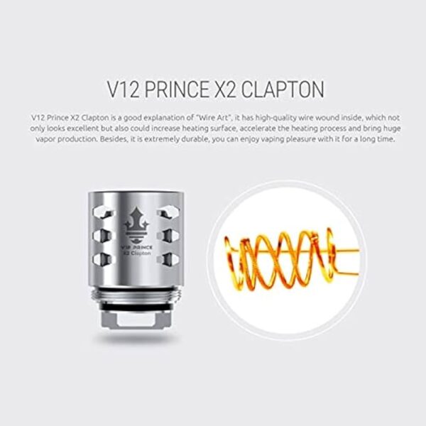 V12 prince x2 clapton coils